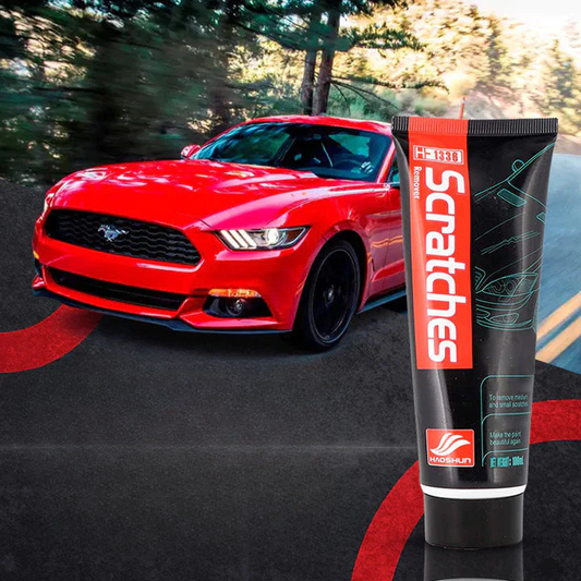 Kit Efface-Rayures Voiture – Crème Rénovatrice Peinture + Tampon Applicateur