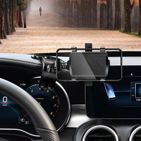 Steun Telefoon Auto – Rotatie Tot 1200° En Veilige Houder