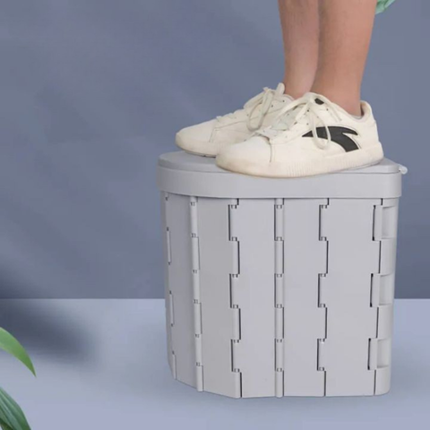 Fällbar Resetoalett — Kompakt och Lätt att Transportera