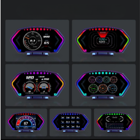 Digitale Rijdisplay – Snelheid en Informatie in Één Oogopslag