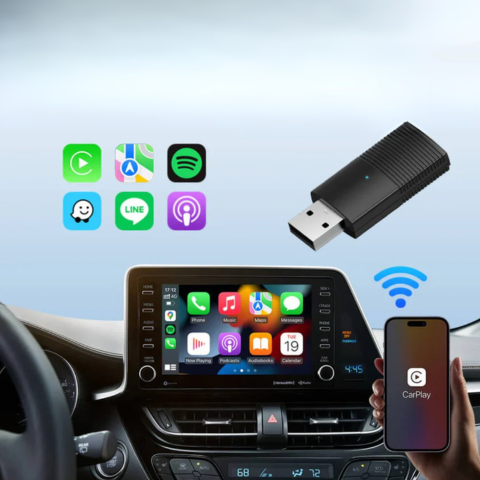 Adattatore CarPlay Wireless – Connessione Automatica e Fluida