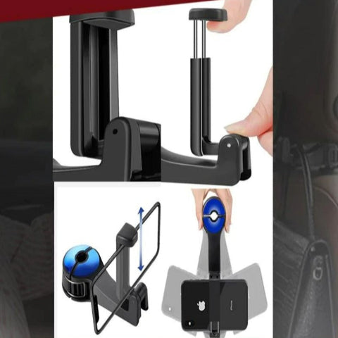 Support Telefono e Sacco per Poggiatesta – 2-in-1 Pratico