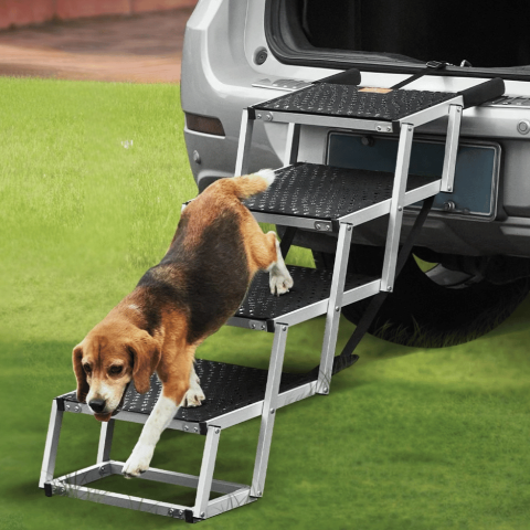 Rampa De Coche Para Perros – Plegable, Ligera Y Segura