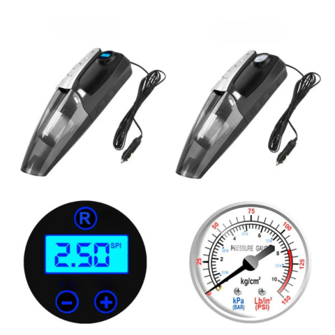 Autonimipölynimuri 4-in-1 – Korkean suorituskyvyn 12V/120W