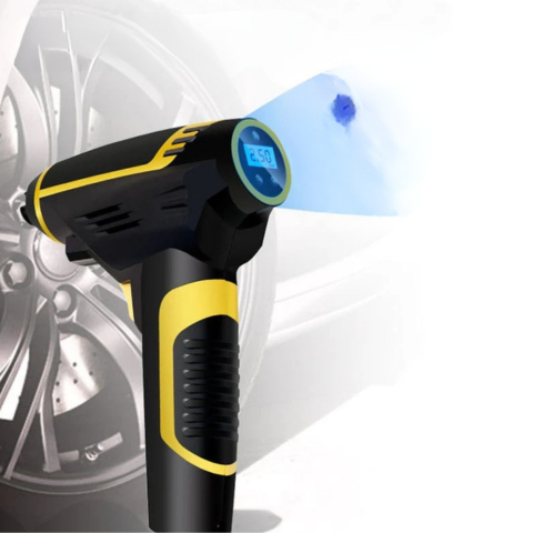 Bärbar Luftkompressor 120W — Ideal för bil, motorcykel och cykel