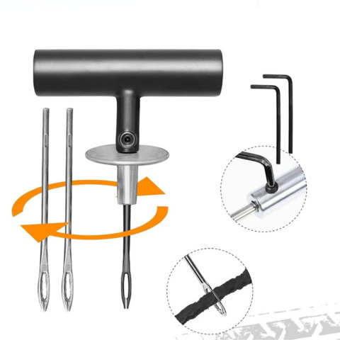 Dekkreparasjonssett for bil — Praktiske verktøy 100 deler