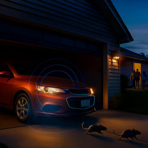 Repelent cu ultrasunete pentru mașini — Protecție eficientă împotriva rozătoarelor