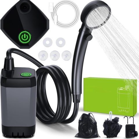 Portable Rechargeable Shower — Freedom, Comfort & Versatility