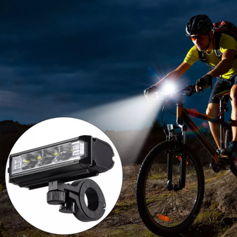 Lámpara de bicicleta recargable – impermeable y ultra brillante