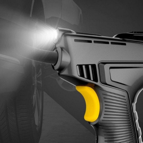 Draagbare Luchtcompressor — Slimme Pomp Met LCD-scherm