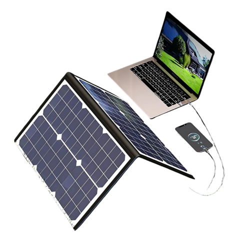 Draagbare Zonne-energie — Autonomie Tijdens Reizen En Kamperen