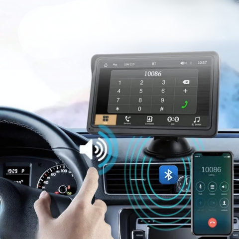 Sistema multimediale per auto - Schermo HD e CarPlay wireless