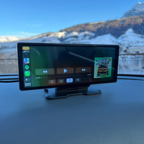 Sistema multimediale per auto - Schermo HD e CarPlay wireless