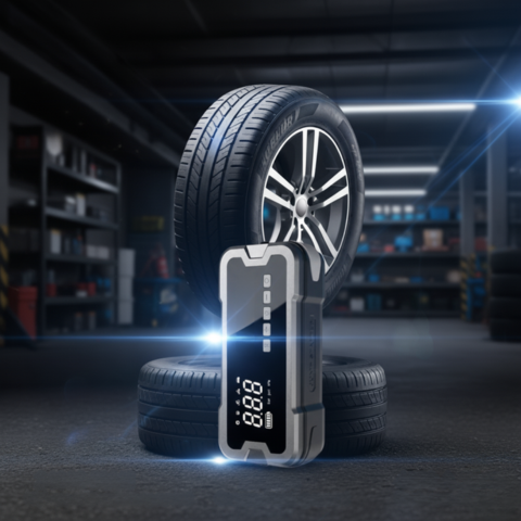 Avviatore Auto Portatile — Multifunzione Con Compressore