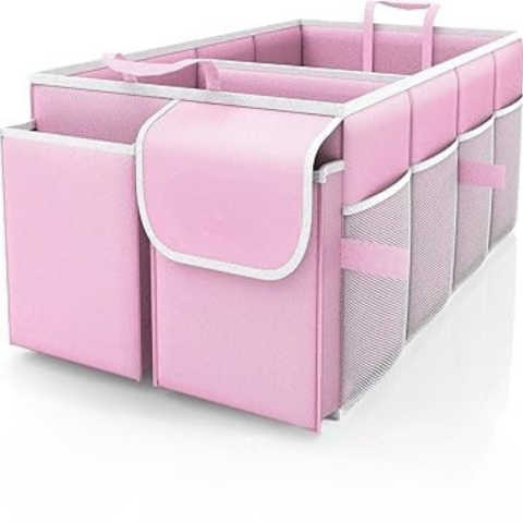 Organizador De Maletero De Coche — Almacenamiento Plegable Y Práctico