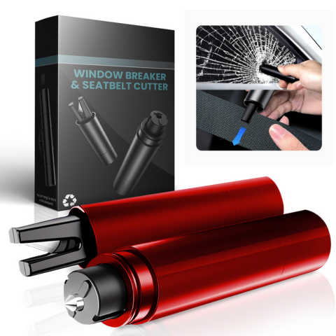 פטיש חירום לרכב – שובר חלונות & חותך חגורות