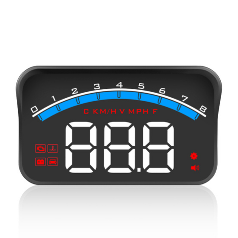 フロントガラス用デジタルメーター — 安全運転と視覚的快適さ