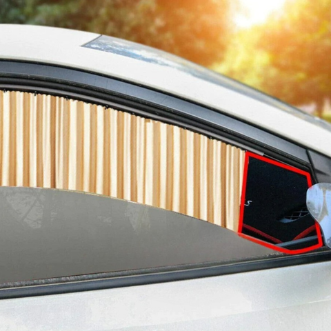 車用マグネットカーテン — 日差しからの保護と瞬時のプライバシー