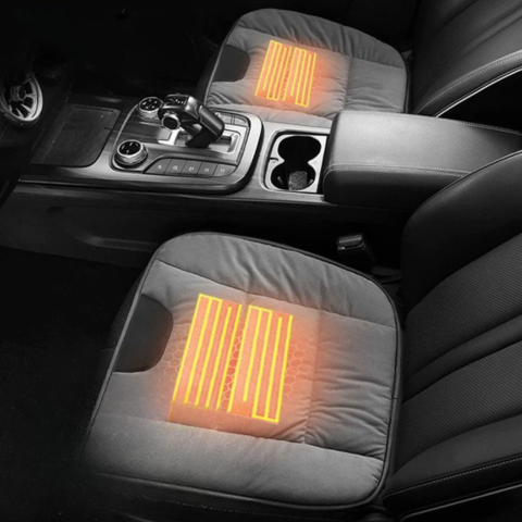 כרית חימום למושב רכב USB — נוחות וחום מיידיים