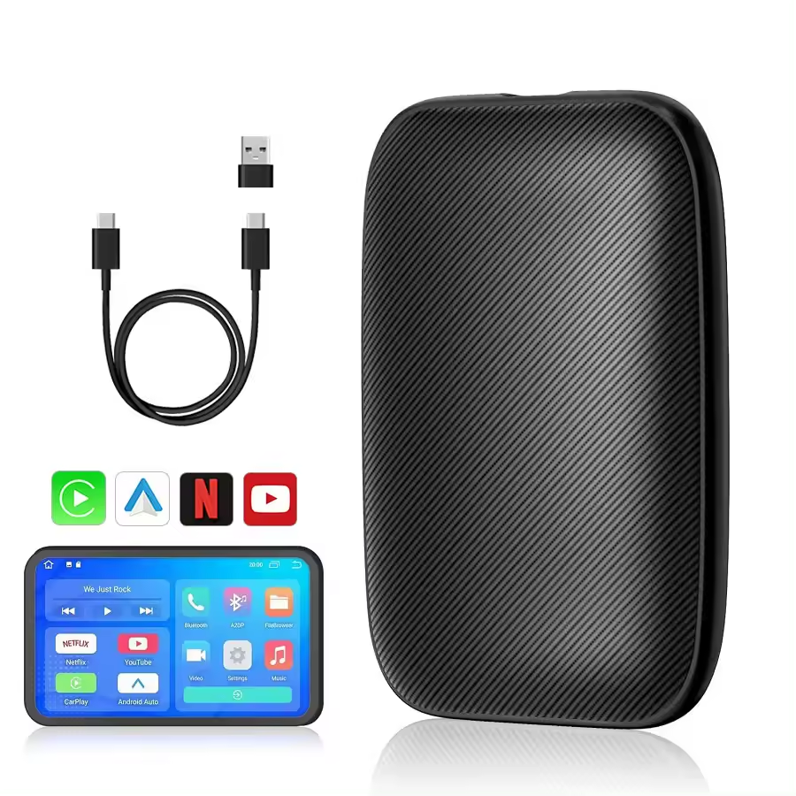 Caja CarPlay y Android Auto Inalámbrica — Conecte su Smartphone Fácilmente
