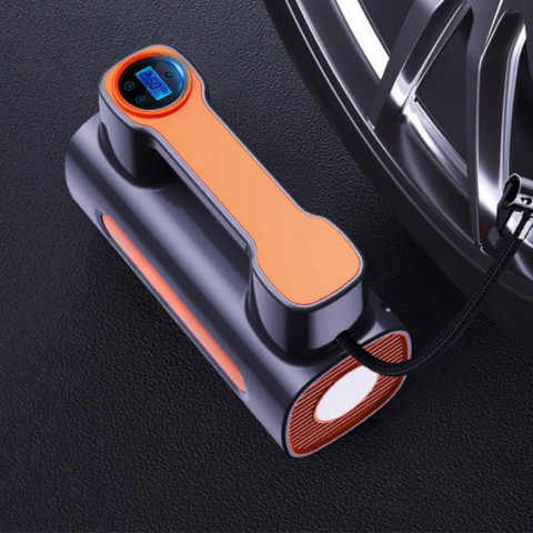 Bærbar luftkompressor - digitalt display og justerbart tryk