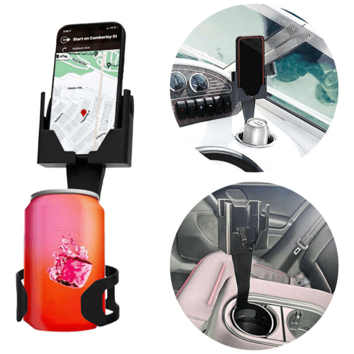 Soporte de Teléfono Multifuncional 2 en 1 — Compatible con Todos los Smartphones