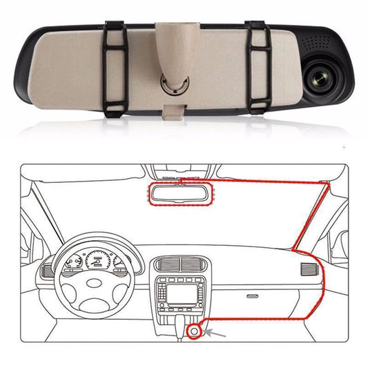 デュアルレンズダッシュカメラ-連続モニタリング&ワイドアングル