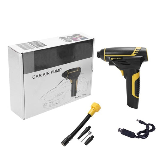 Prenosný vzduchový kompresor 120W — Ideálny pre auto, motocykel a bicykel