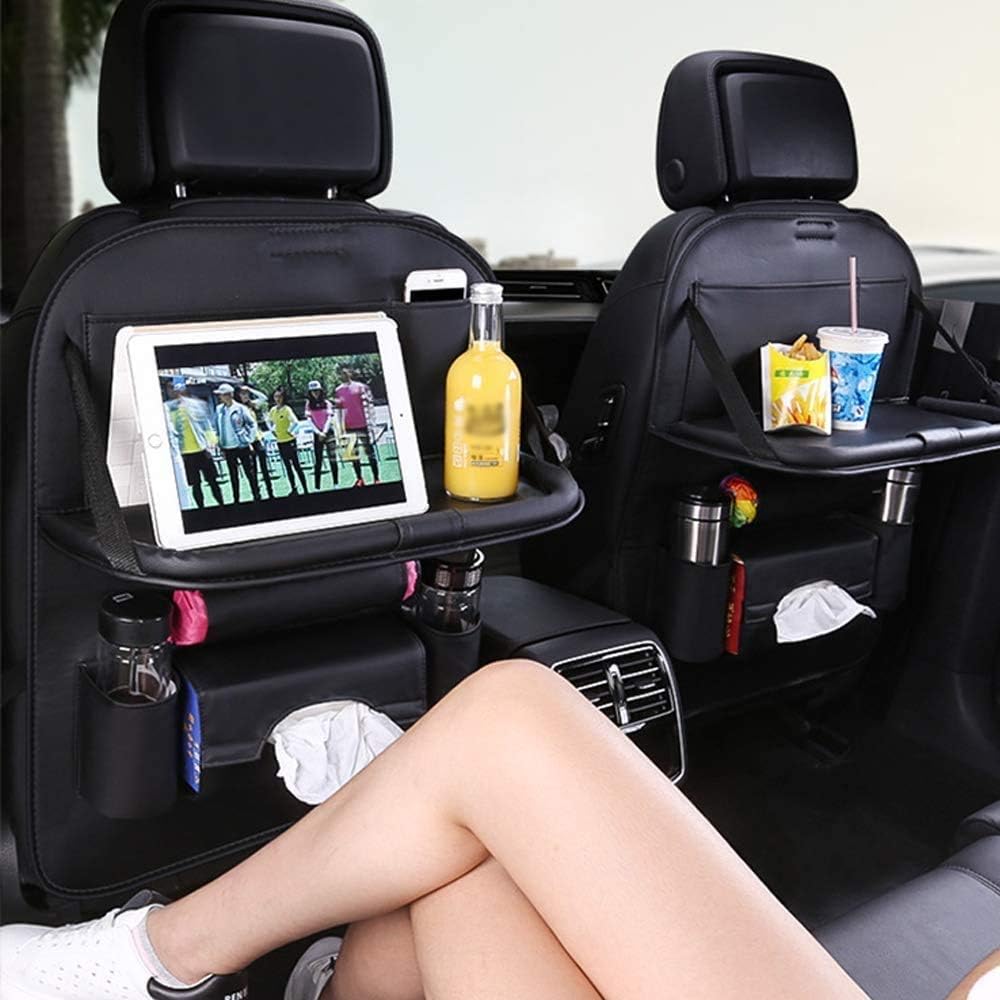Car Back Seat Organizer with Folding Table — Easy to Install and Durable