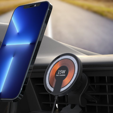 Draadloze Magnetische Oplader Auto – Verbonden en Handig Rijden 