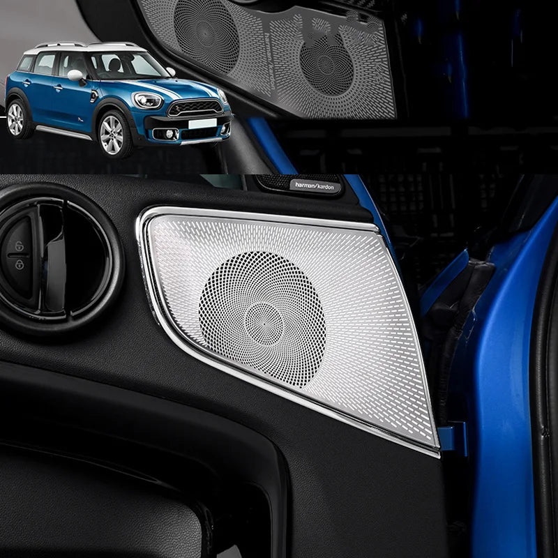 Couvre Haut-Parleurs De Porte Avant Et Arrière Pour Mini Cooper — Protection Et Design Élégant