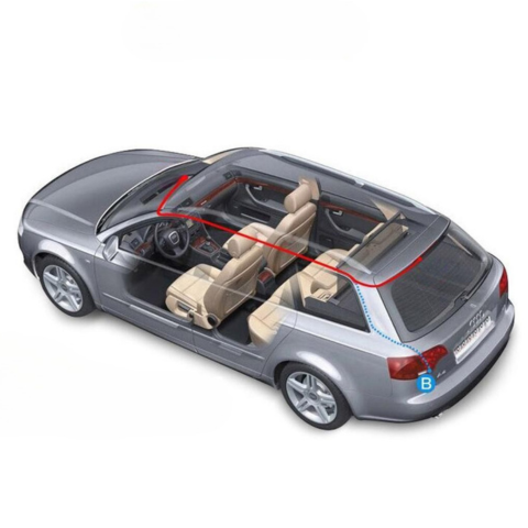 Caméra De Tableau De Bord 3 Canaux Full HD 1080p Avec Écran — Vision Avant, Arrière Et Intérieur