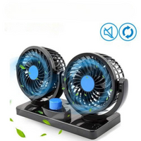 Ventilador Doble Para Coche — Ideal Verano Como Invierno 