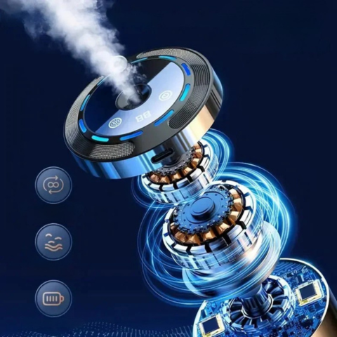 Difuzér aróm pre auto — Čistič a LED atmosféra 
