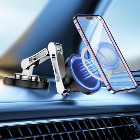 Supporto Telefonico Per Auto – Fissaggio Potente E Regolabile 