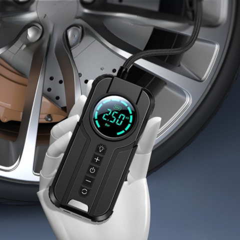 Compresseur D’Air Portable – Affichage LED Haute Précision