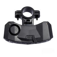 مصباح خلفي متعدد الوظائف للدراجة - إشارات الانعطاف والفرامل والإنذار