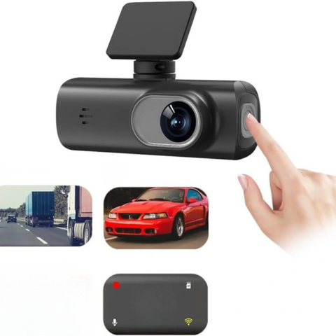 Dashcam Doppelobjektiv – Vollständige Überwachung und WiFi-Verbindung 