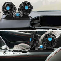 Ventilador Doble Para Coche — Ideal Verano Como Invierno 