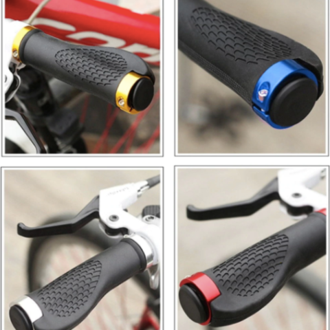 Poignées De Guidon En Caoutchouc Pour Vélo — Stabilité Et Contrôle