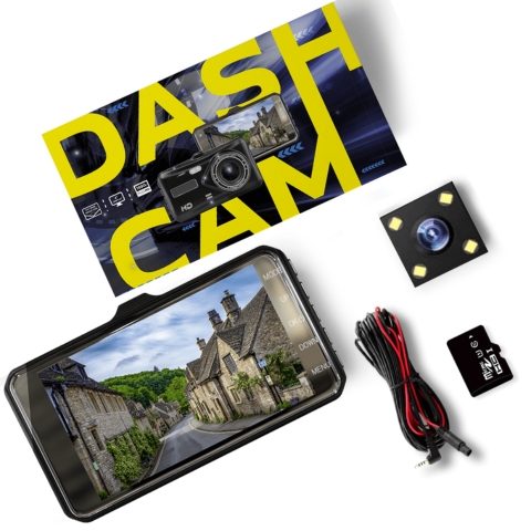 Dashcam Anteriore e Posteriore – Sorveglianza Continua del Tuo Veicolo 
