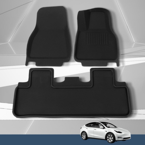 Alfombrilla a medida para Tesla Model Y — Protección integral y diseño elegante 