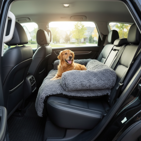 Divano Douillet Multifunzionale Per Cani — Comfort In Auto 