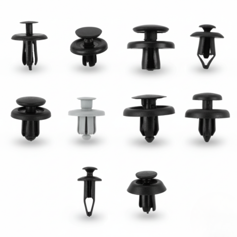 Bilfeste Clips — Universelle Plastiske Festemidler 