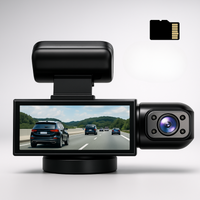 Dashcam Double Full HD Auto - Yökuvaus + Sisäkamera 