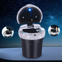 Mini-Auto-Aschenbecher Glänzend - Elegantes Design & Rauchverschluss