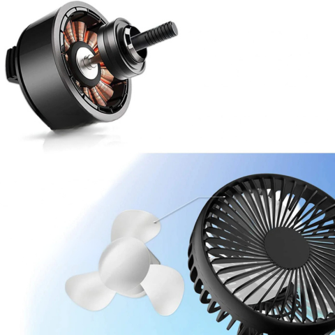 Mini Ventilateur Auto — Refroidissement Efficace En Trajet