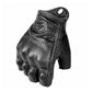 Half-finger leather gloves