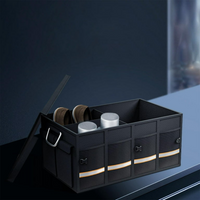 Organizador de gran capacidad para el maletero del coche - Múltiples compartimentos y estabilidad total