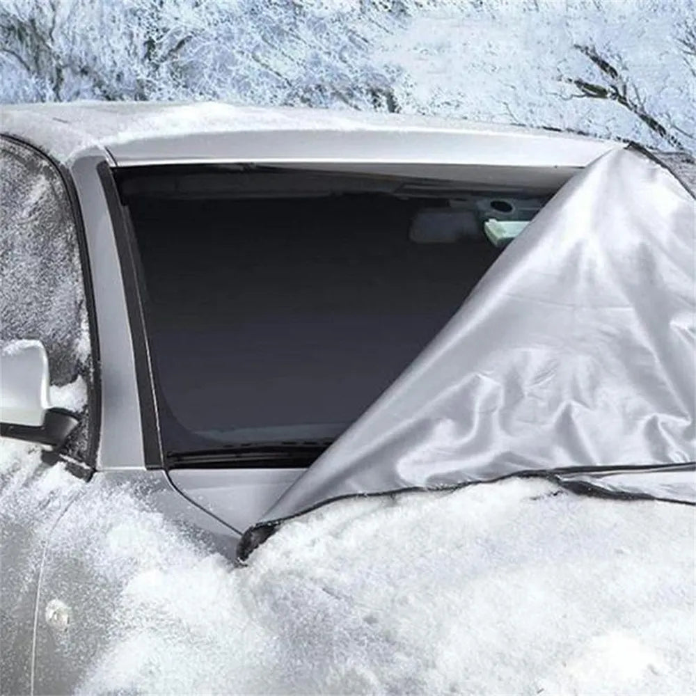 Magnetische Windschutzscheibenabdeckung — Schutz gegen Frost und Schnee 